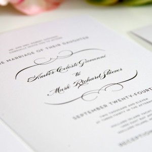 Wedding invitation - what to write on a traditional wedding invite