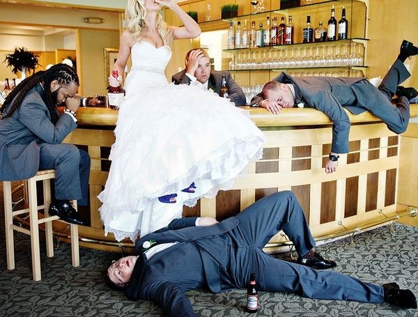 Bride and groom vs alcohol - wedding stories